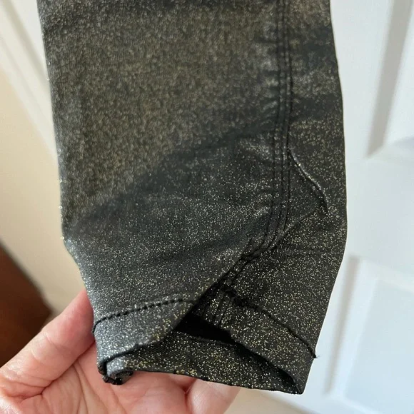 Pair of Dorothy Perkins Glittery Trousers ideal Rockstar look size 10 - Picture 3 of 11